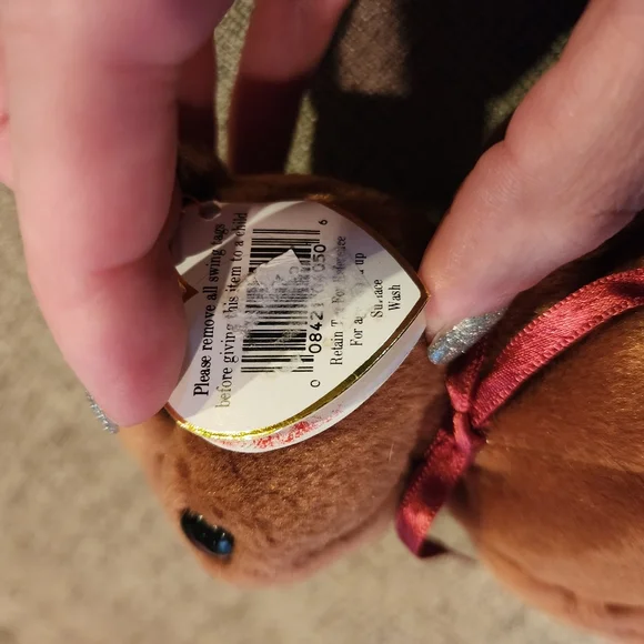 Lot of 4 TY Beanie Babies - Bears (Decade, Curly, Teddy, & Dazzler) 3 w/ Tags - Picture 9 of 15